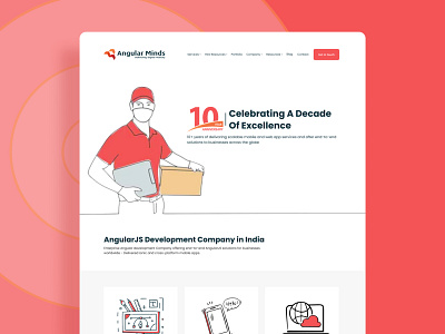 Delivery Agency cargo courier service deliver deliverest delivery delivery app delivery services delivery website illustrations landing landing page logistics logistics company page service transport user interface