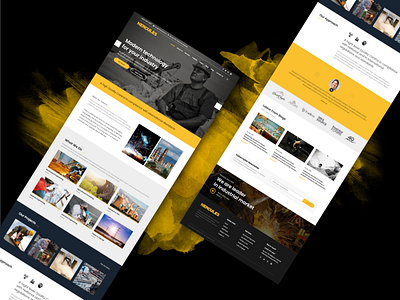 Factory & Industrial website design