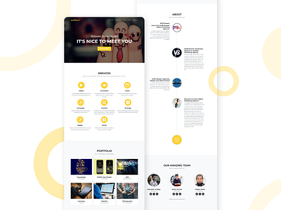 Digital Agency Website - UI/UX Design