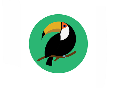 Toucan no.1 bird digital art golden ratio graphic design illustration logo visual graphics