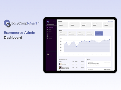 EasyCoop Admin app design dribbble ui uidesign ux vector web