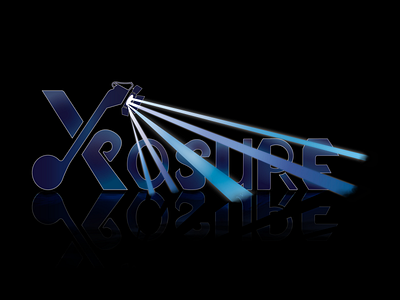 Xposure Logo band blue branding canada design digital illustrator logo typography vector wordmark