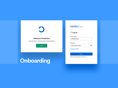 Onboarding components africa development blue citizen platform clean design system digital flat gradient it smart tech ui uidesign uidesigner uiux