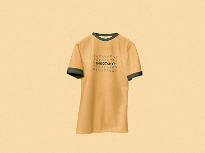 Inkotanyi Yellow Tshirt army design flat kigali military minimalist rwanda tshirt