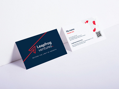 Leapfrog Businesscard Concept businesscard businesscarddesign cards clean graphicdesign