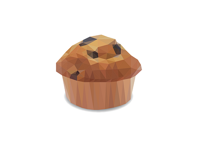 Muffin compares to you baked goods bakery design illustration lowpoly lowpolyart muffin pun puns