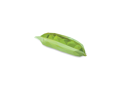 Peas and Thank You design food illustration lowpoly lowpolyart peas pun puns vegetable