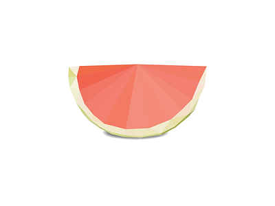 One in a (water)melon design food fruit illustration lowpoly lowpolyart pun puns watermelon