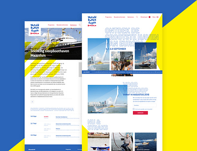 World Port Days - Rotterdam branding design rotterdam ui
