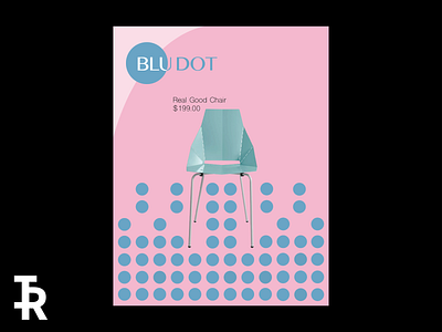 Blu Dot Reimagined Ad no.1 branding design dots