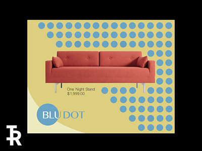 Blu Dot Reimagined Ad no.4 branding design dots