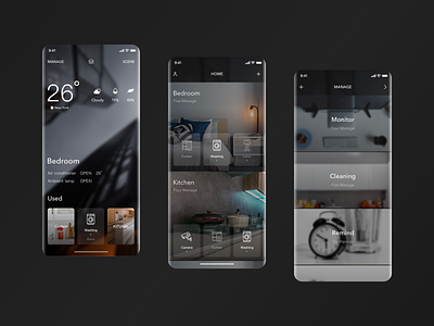 Smart home App app design ui