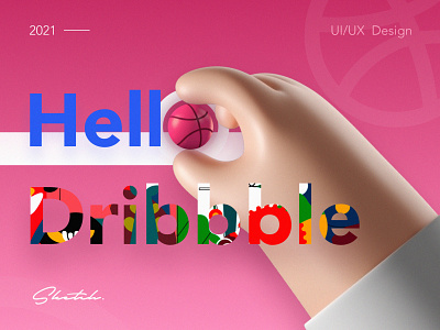 Dribbble Draft Hello dribbble app art design icon illustration illustrator logo typography ui website