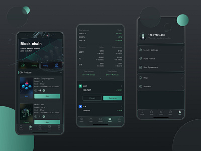 Blockchain ETH app