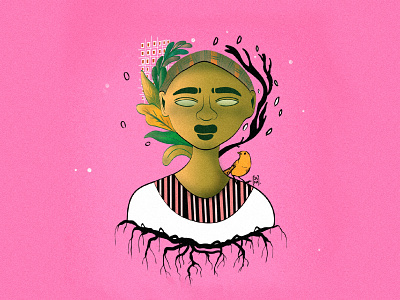 Ossayn african artist digitalart illustration religion