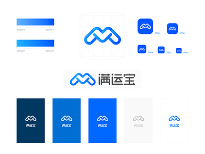 M-logo design ui 品牌 商标 图标