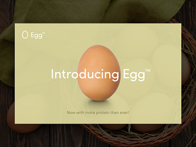 Introducing Egg concept egg fun personal project