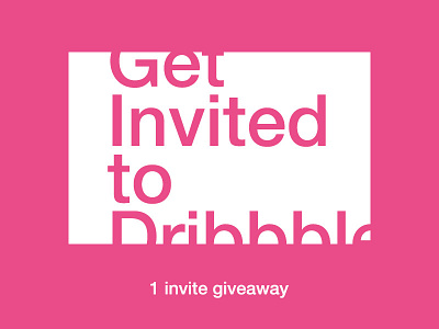 1 invite giveaway dribbble giveaway invite prospectors