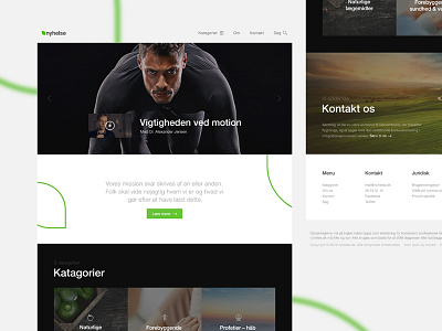 Nyhelse category footer header health nyhelse video website