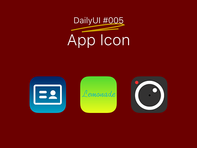 DailyUI Challenge! #005 - APP ICON app dailyui design gradation icon