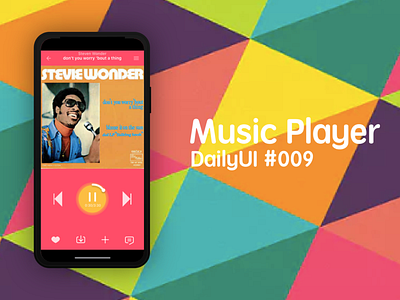 DailyUI Challenge! #009 - MUSIC PLAYER app dailyui music app