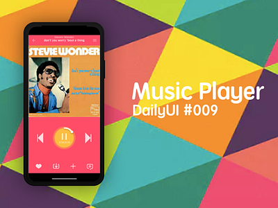 DailyUI Challenge! #009 - MUSIC PLAYER