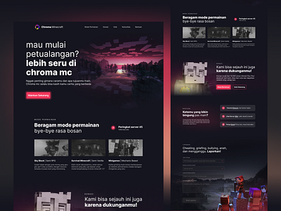 Landing Page for Chroma Mc