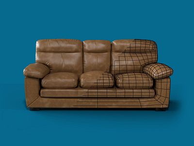 Sofa 3d 3d art 3d artist art blender branding design furniture furniture design game art gameasset interior lowpoly maya modeling sofa substancepainter zbrush