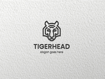 tiger gangm.a animal design flat graphic design icon logo minimal tiger