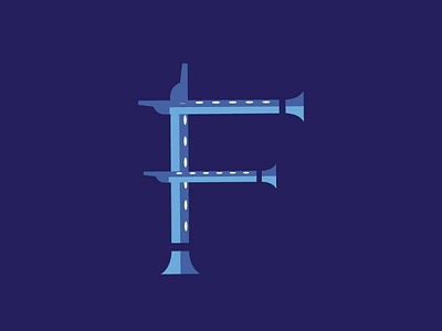 FLUTE behance blue dribbble flute font illustration illustrator krishna music song type typography
