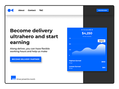 Delivery Partner Landing Page