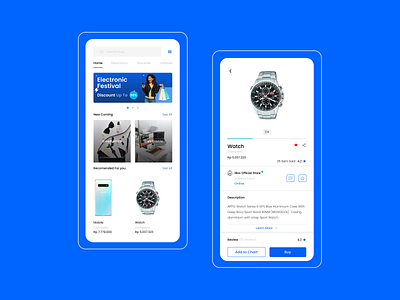 E-Commerce app design concept