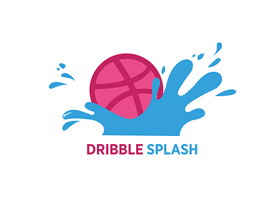 Dribble Splash basketball design dribble dribbleartist game art games hello hello dribbble icon illustration logo play play icon splash splashes splashpage typography ui vector water