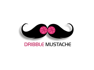 DRIBBLE MUSTACHE app basketball branding design dribble dribbleartist graphic hello icon illustration logo man in black men men fashion muscle muscles mustache mustaches saloon vector