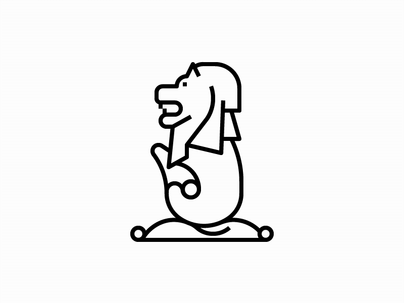 Merlion Outline