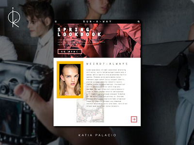 Fashion Blog blog blog design design fashion ui web