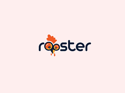 Rooster branding design dribbble lettermark logo logodesign logotype rooster logo typography vector wordmark