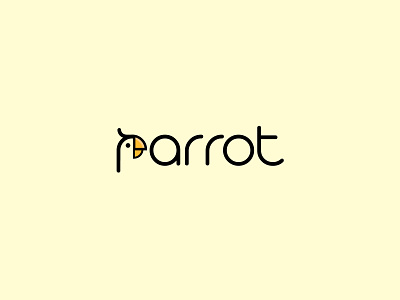 Parrot Logo abstract logo design graphic design lettermark logo logodesign logotype parrot logo typography wordmark