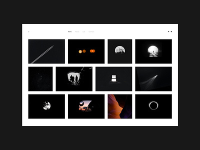 Photographer Website Concept I black black white blackandwhite grid grid design grid layout minimal modern photography uidesign