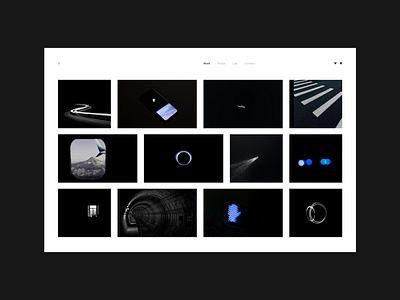 Photography Website Concept II black black and white black white grid layout interface design minimal modern photography ui ui design uidesign user interface design