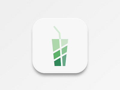 Daily UI #005 - App Icon app icon app icon design dailyui dailyui005 dailyuichallange smoothie white