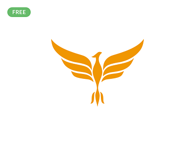 Phoenix logo design (freebie) brand branding concept free freebie illustration illustrator logo logodesign mark phoenix phoenix logo symbol vector