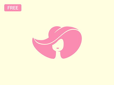 Fashion logo (Freebie) bestlogo brand branding clean fashion free freebie freelogo hat icon illustraion logo logodesign pink professional logo vector woman yellow