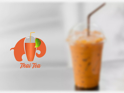 Thai Tea art brand branding creative design creative logo drink graphic design logo logo design logo designer logo mark logo type thai tea typography unique logo vector