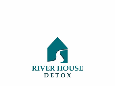 River House Detox art brand branding creative logo flat design logo logo design logo designer logo mark logo type unique logo vector