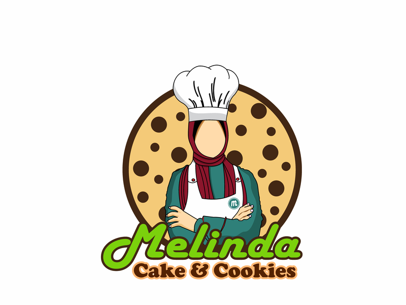 Logo Design Melinda Cake And Cookies By Pentool Project On Dribbble