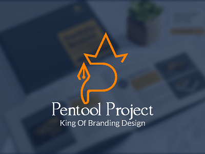 Pentool Project, Personal Logo Design. brand branding identity creative logo flat design logo logo design minimalist simple vector