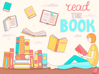 Read the book. book bookstore collection education girl information knowledge learn leisure library literature open read reading relax school student text textbook young