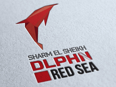 The Center Diving logo to Sharm el-Sheikh diving dolphin logo logotype