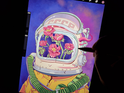 Astronaut illustration